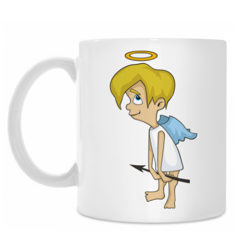 Кружка с принтом Ангел