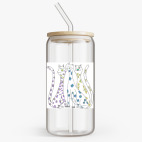 Банка с бамбуковой крышкой