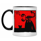 Кружка двухцветная