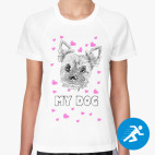 Женская спортивная футболка