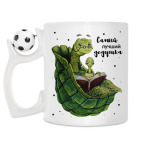 Кружка с футбольным мячиком