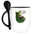 Кружка с ложкой