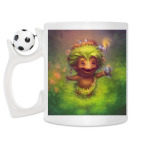 Кружка с футбольным мячиком