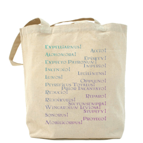 Сумка шоппер с принтом  Harry Potter