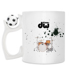 Кружка с футбольным мячиком