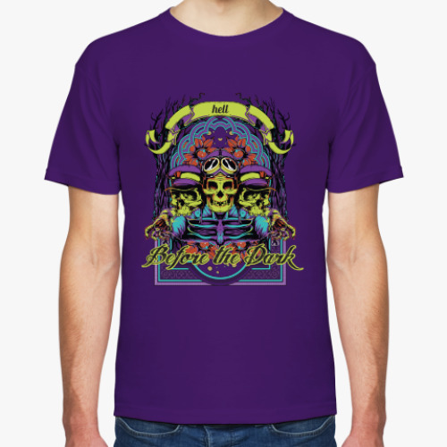 Футболка с принтом хелл