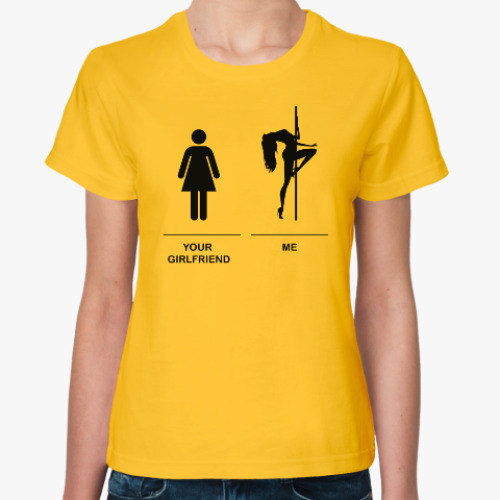 Женская футболка I am pole dancer
