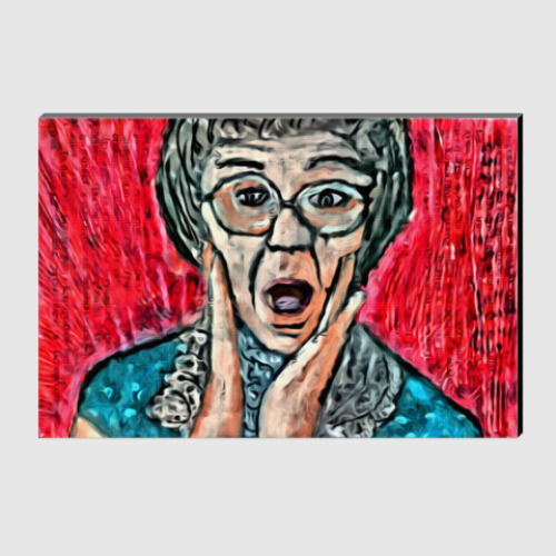 Холст с принтом Крик