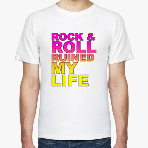Футболка с принтом Рок-н-ролл