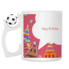 Кружка с футбольным мячиком