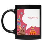 Кружка цветная UV-DTF