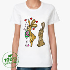 Женская футболка органик