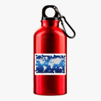 Металлическая бутылка 400 мл UV-DTF