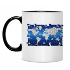 Кружка двухцветная