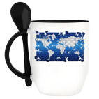 Кружка с ложкой