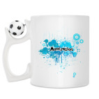 Кружка с футбольным мячиком