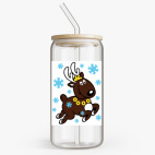 Банка с бамбуковой крышкой