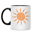 Кружка двухцветная