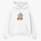 Толстовка худи оверсайз