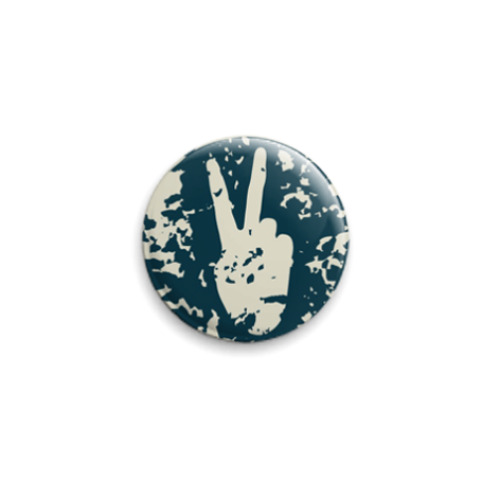 Значок 25мм grunge