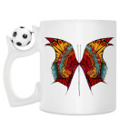 Кружка с футбольным мячиком