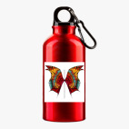 Металлическая бутылка 400 мл UV-DTF