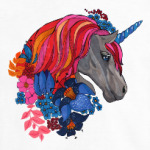 Единорог в цветах