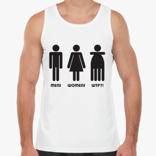 Майка с принтом WTF?!
