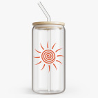 Банка с бамбуковой крышкой