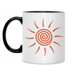 Кружка двухцветная