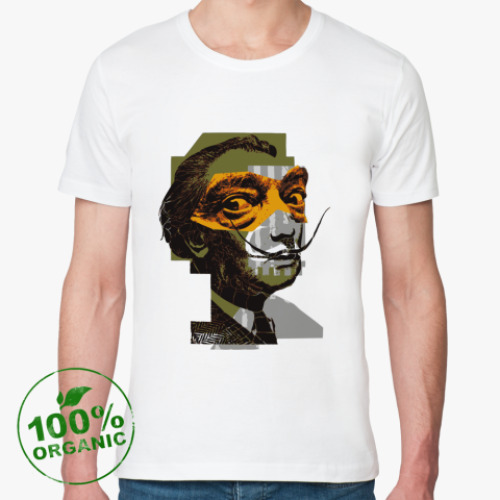 Футболка из органик-хлопка с принтом  Сальвадор Дали