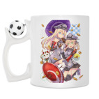 Кружка с футбольным мячиком