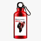 Металлическая бутылка 400 мл UV-DTF