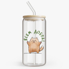 Банка с бамбуковой крышкой