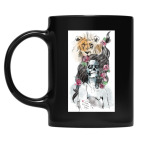 Кружка цветная UV-DTF