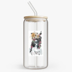 Банка с бамбуковой крышкой