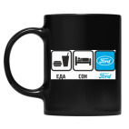 Кружка цветная UV-DTF