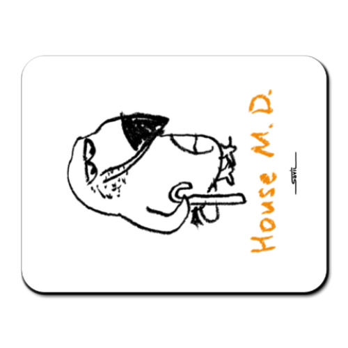 Коврик для мыши с принтом «House M.D.»