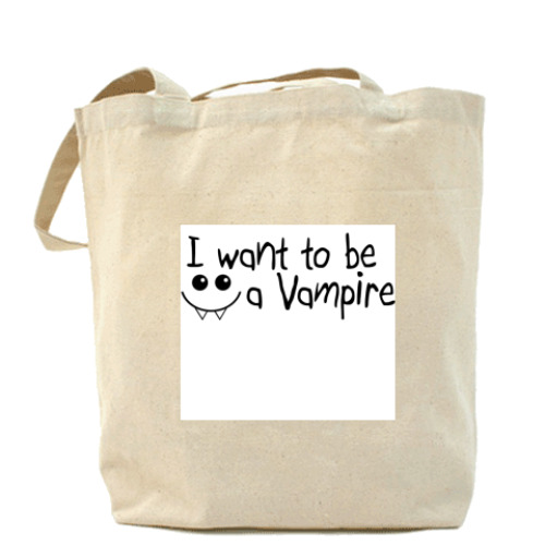 Сумка шоппер с принтом Холщовая сумка