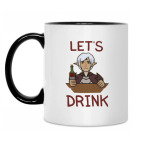 Кружка двухцветная