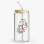 Банка с бамбуковой крышкой