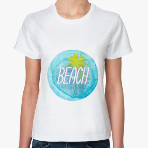 Классическая футболка На пляж