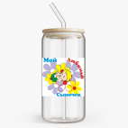 Банка с бамбуковой крышкой