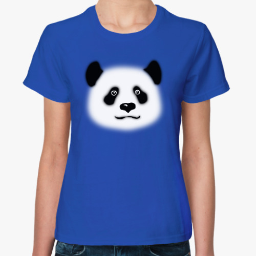 Женская футболка с принтом Панда