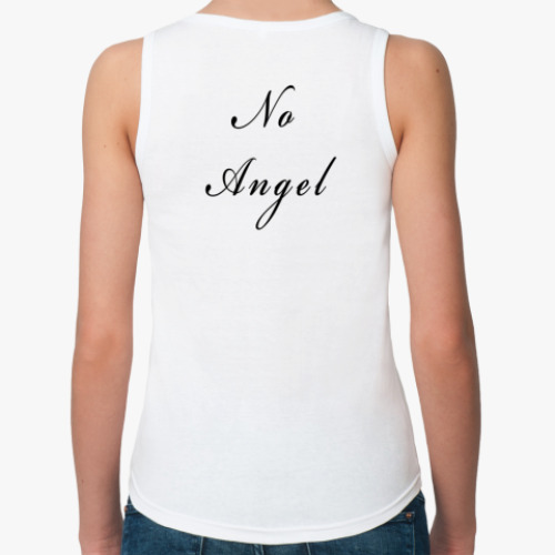 Женская майка с принтом no angel