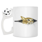 Кружка с футбольным мячиком