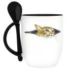 Кружка с ложкой