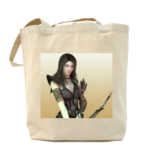 Сумка шоппер с принтом Холщовая сумка