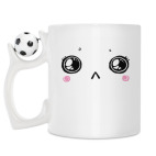 Кружка с футбольным мячиком