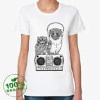 Женская футболка органик
